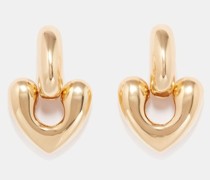 Heart Gold-filled Sterling-silver Drop Earrings