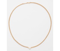 Heart Diamond & 14kt Gold Necklace