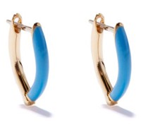 Cristina Enamel & 18kt Gold Earrings