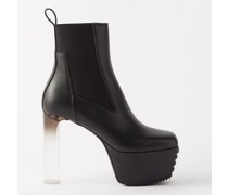 Grill Beatle Leather Platform Boots