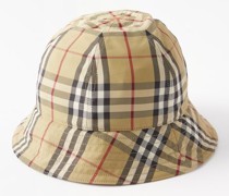 Check Canvas Bucket Hat