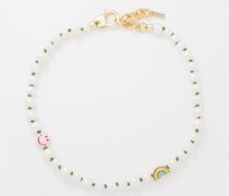 Dazed Pearl & 14kt Gold-plated Necklace