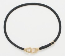Caden Cord & Gold-vermeil Bracelet
