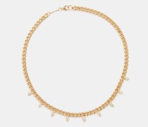 Diamond & 14kt Gold Necklace
