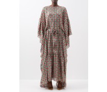 Cascata Silk-blend Fil-coupé Kaftan