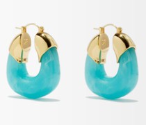 The Organic Gold-plated Hoop Earrings
