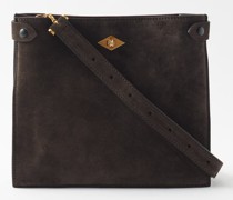 Stowaway Suede Cross-body Bag
