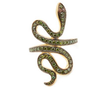 Slither Snake Diamond & 18kt Gold Ring
