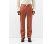 Londre Faux-leather Trousers