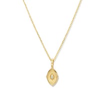 Maverick Medallion Diamond & 18kt Gold Necklace