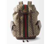 Ophidia Gg-supreme Canvas Backpack