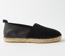 Helio Suede And Leather Espadrilles