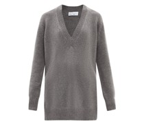 Cashmere Deep V-neck Sweater