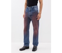 Dyed Straight-leg Jeans