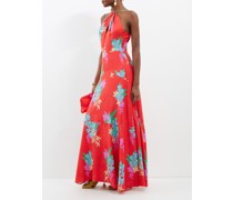 Rosie Floral-print Crepe Maxi Dress