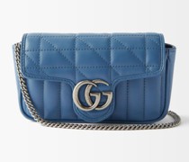 Gg Marmont Super-mini Matelassé-leather Bag