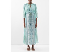 Hartley Paisley Cotton Khadi-voile Dress
