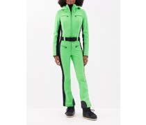 Parry Belted Softshell Hooded Ski Suit