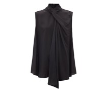 Knotted-neck Sleeveless Top