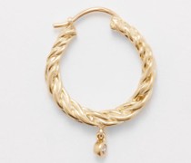 Noa Diamond & 9kt Gold Single Earring