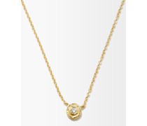 Nesting Gem Diamond & 18kt Gold Necklace