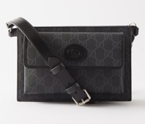 Gg-supreme Canvas Leather Micro Bag