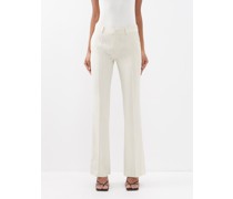 Pantalon évasé taille basse Grato