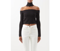 Molins Off-the-shoulder Jersey Top