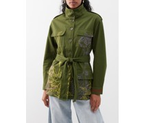 Rural Expedition Embroidered Cotton Jacket