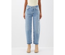 Dylan High-rise Relaxed Straight-leg Jeans