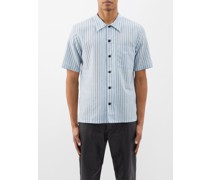Spacey Striped Cotton-blend Shirt