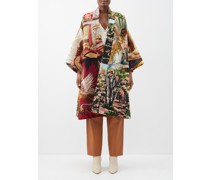 Patchwork Wool-tapestry Coat