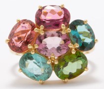 Gemmy Gem Tourmaline & 18kt Gold Ring