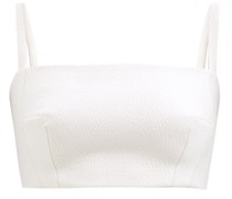Fabiola Cloqué Cropped Top