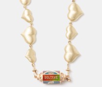Believe Diamond & 18kt Gold Coco Heart Necklace