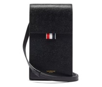 Tricolour-stripe Pebbled-leather Cross-body Bag