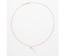Snake Diamond & 14kt Gold Tennis Necklace