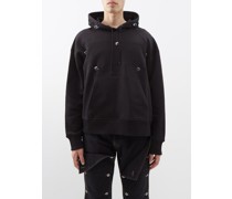 Viyan Orb-embellished Organic-cotton Hoodie