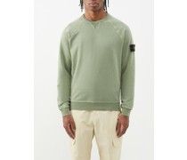 Sweat-shirt col ras du cou en jersey de coton