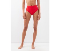 High-rise Recycled-fibre Bikini Briefs