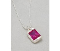 The Rose Sapphire & Sterling-silver Necklace
