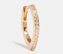 Antifer Diamond & 18kt Rose-gold Single Earring