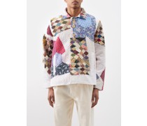 Roy Patchwork Cotton-linen Jacket