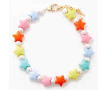 Etoile Pearl & 14kt Gold-plated Necklace
