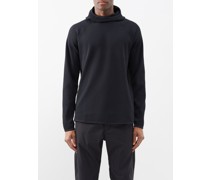 Waffle-knit Thermal Hoodie