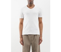 U-neck Cotton-jersey T-shirt