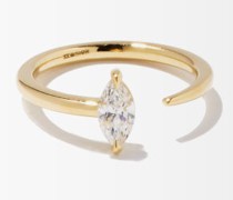 Crescendo Diamond & 18kt Gold Ring
