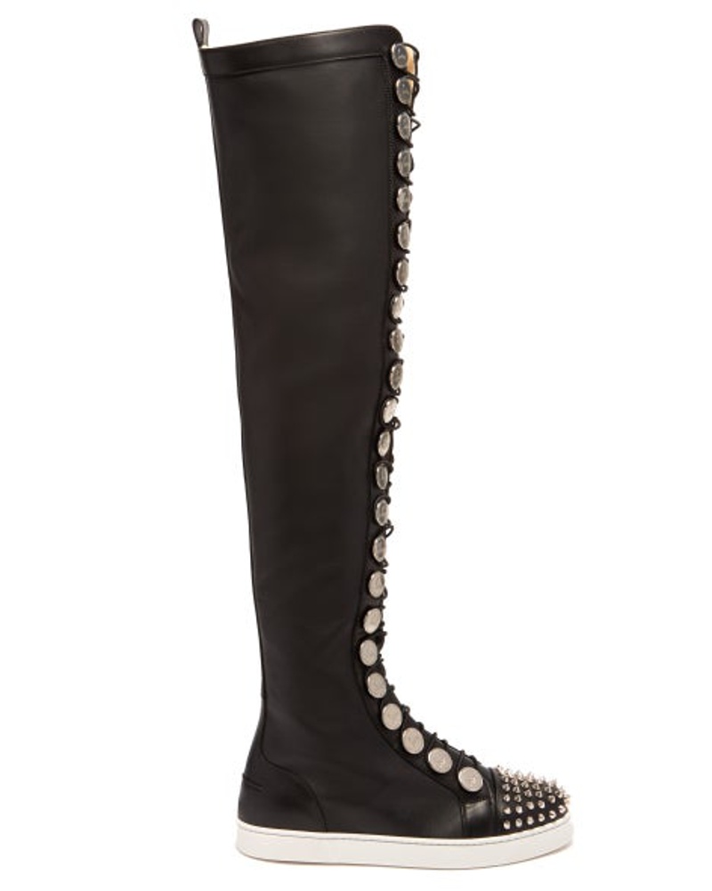 christian louboutin overknee stiefel