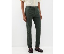 Cash Organic-cotton Slim-leg Trousers