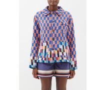 Patchwork Cotton-blend Jacket